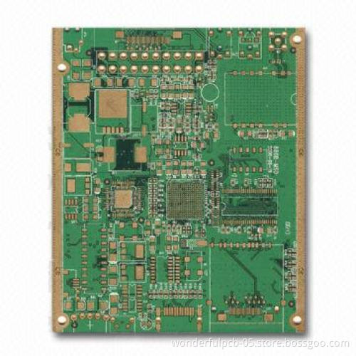 Quick-turnaround Double-sided PCB with Green Solder Mask, Used for Electronic Products